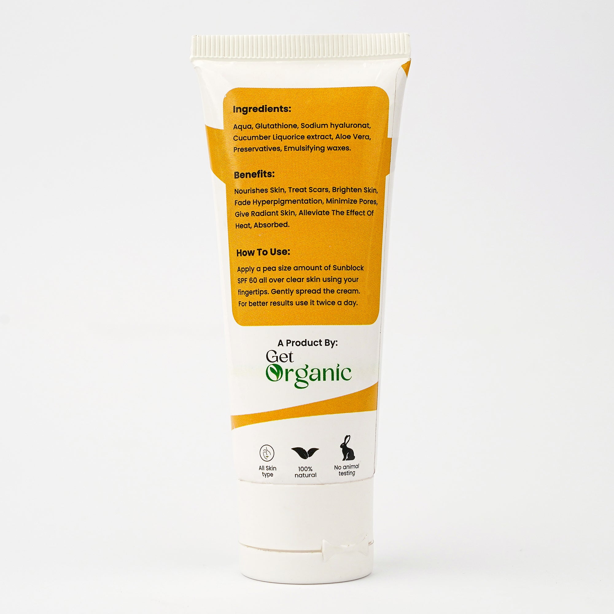 Sunscreen SPF 60 - GetOrganic