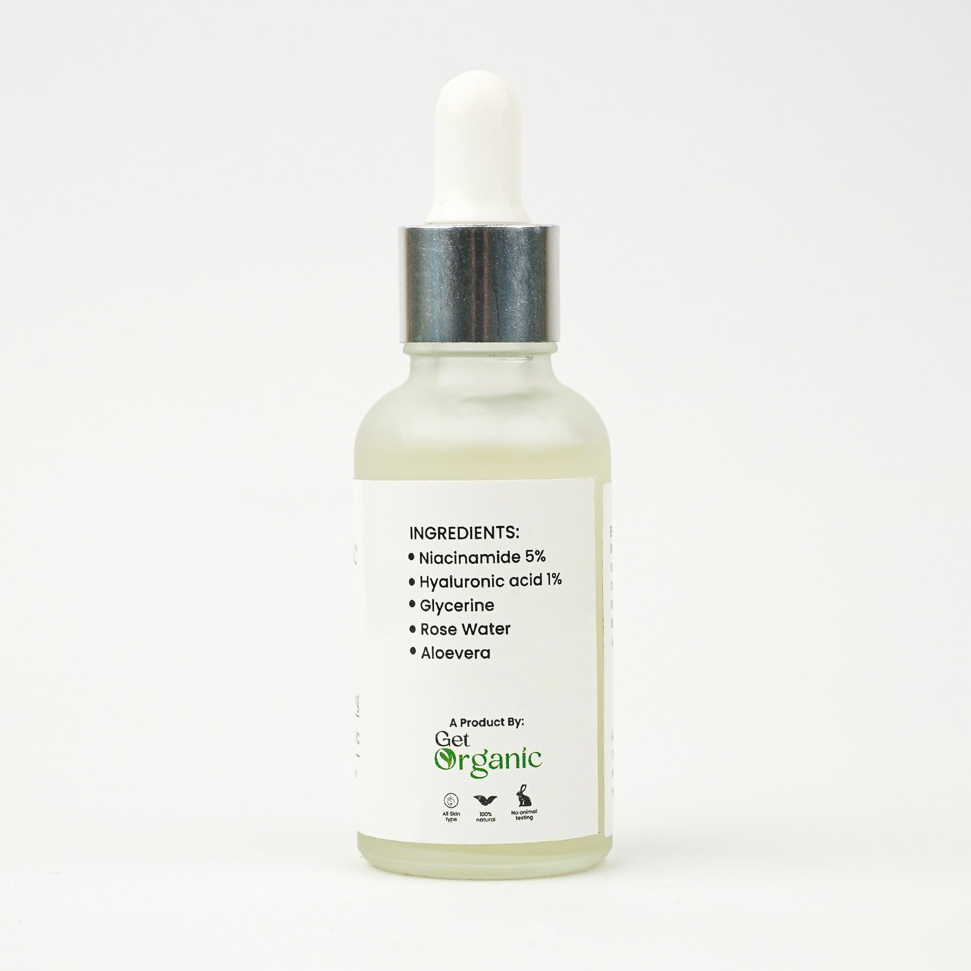 iacinamide Skin Serum with packaging – 100% organic skincare in Pakistan 